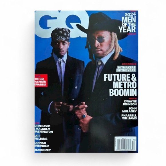 FUTURE & METRO BOOMIN Cover GQ Magazine December 2024 January 2025 - Picture 2 of 2